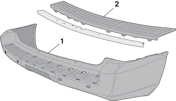SUV Rear Bumper Components