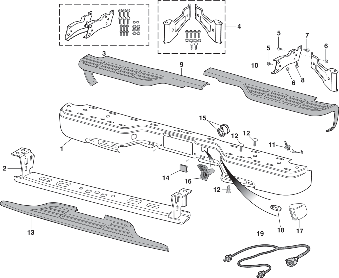Rear Step Bumpers