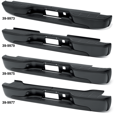 Primer Rear Step Bumper OE Style