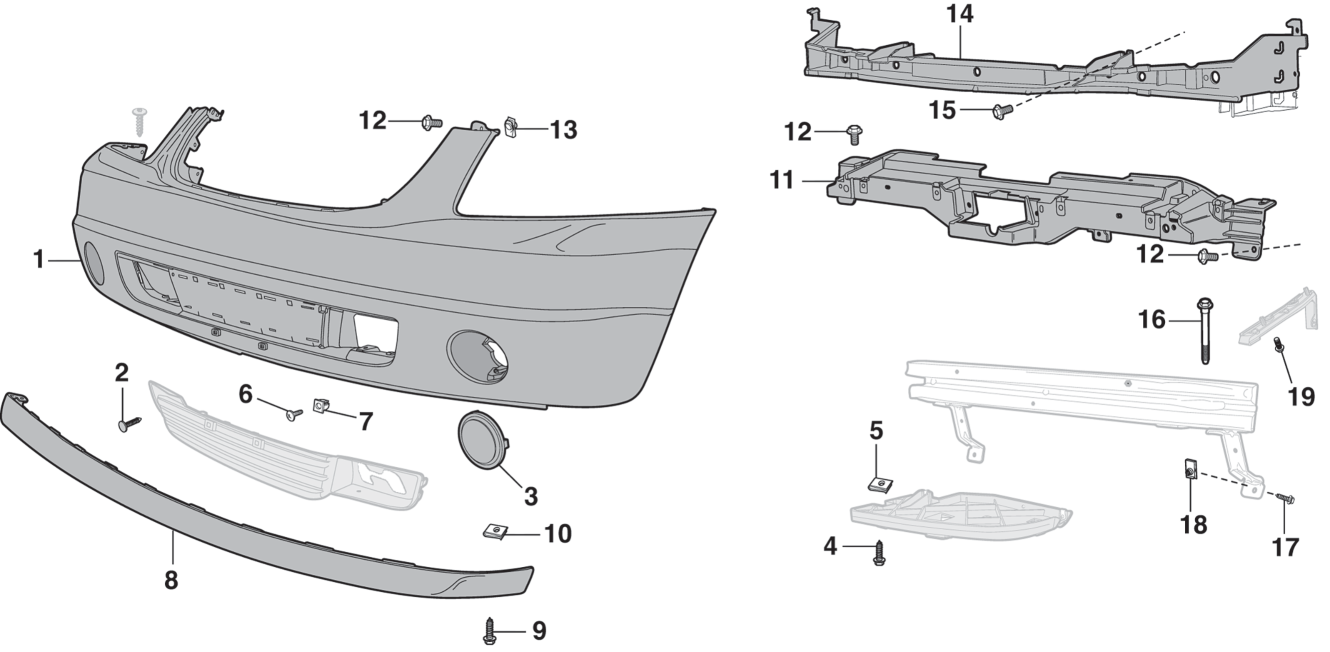 Front Bumper Components