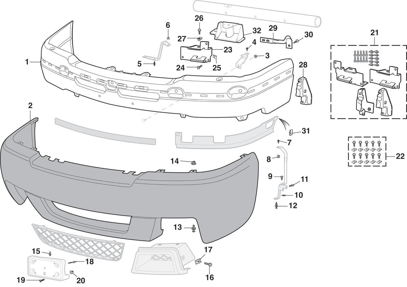 Front Bumper and Components
