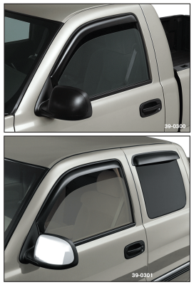 In-Channel Slimline Window Visors Provide Airflow and Less Wind Drag