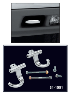 Chrome Tow Hook Set