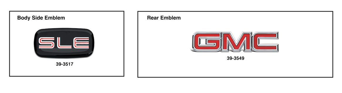 Yukon and Yukon XL Emblems