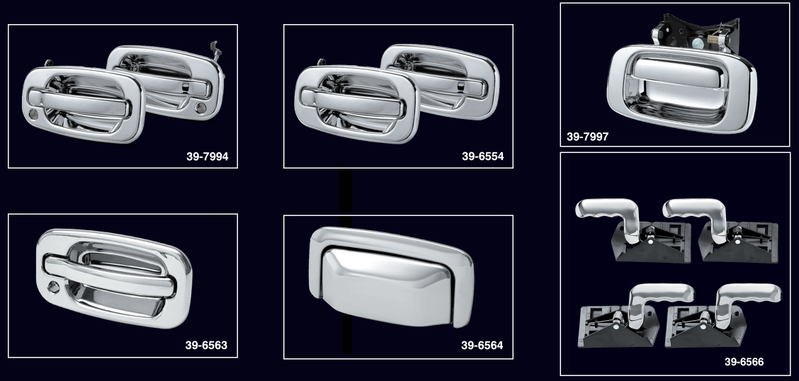 Chrome Door and Tailgate Handles