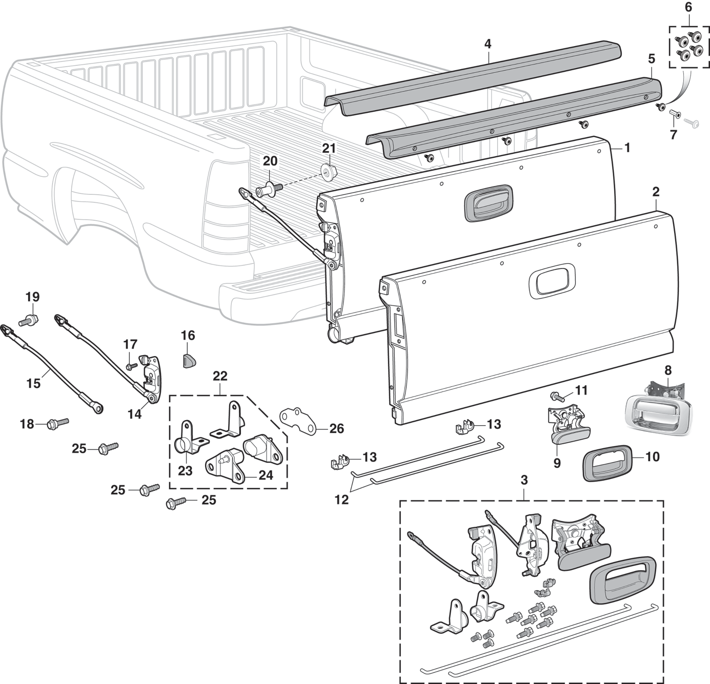 Tailgate and Components