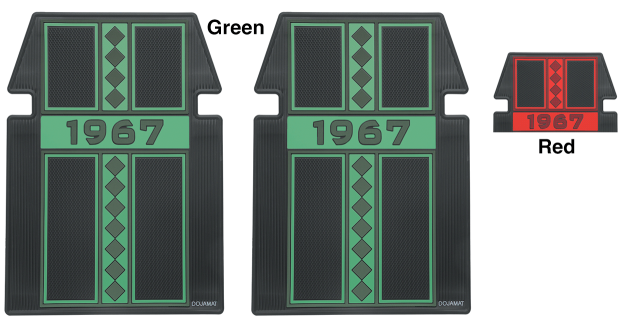 "1967" Retro Floor Mat Sets