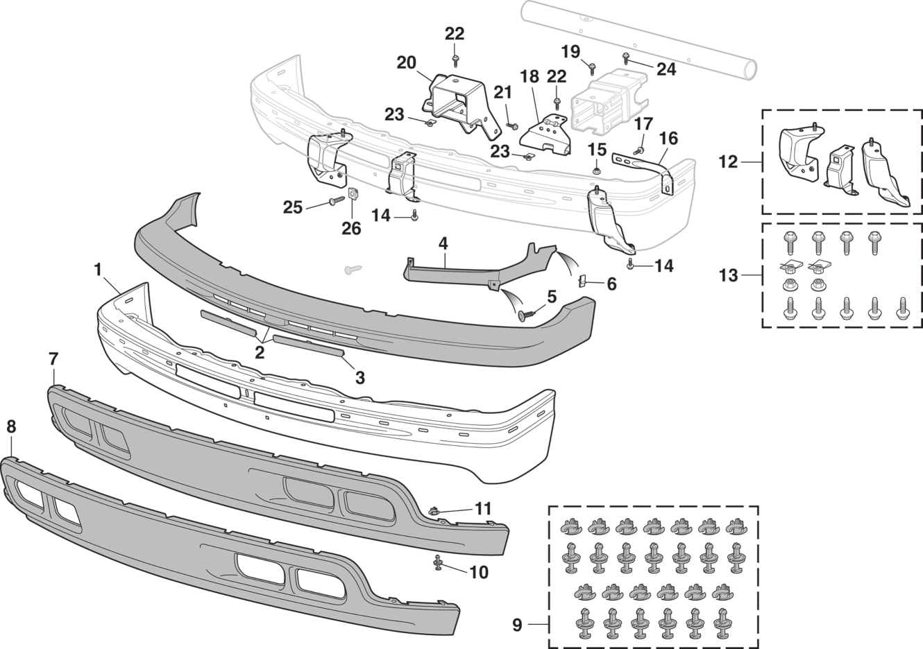 Front Bumper and Components