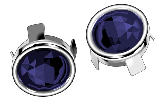 Tail Lens Blue Dot Insert