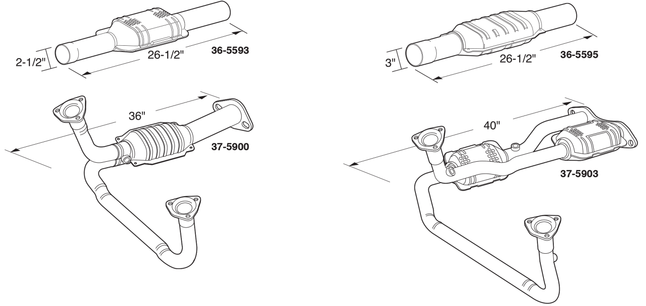 Replacement Catalytic Converters
