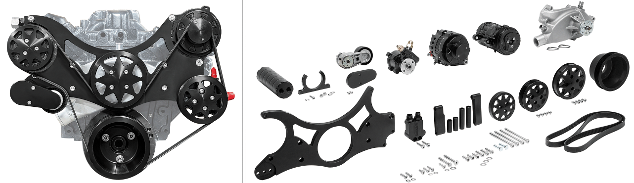 Black Anodized Serpentine Drive Systems