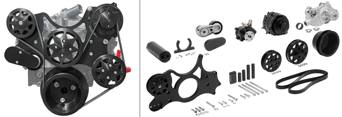Black Anodized Serpentine Drive Systems