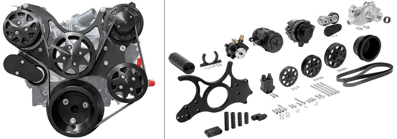 Black Anodized Serpentine Drive Systems
