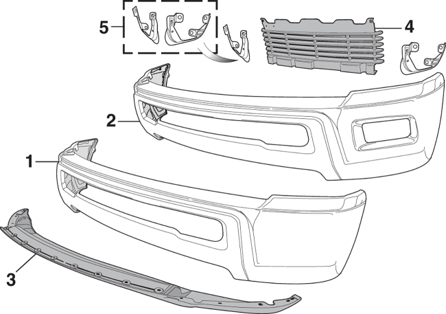 Front Bumper and Components