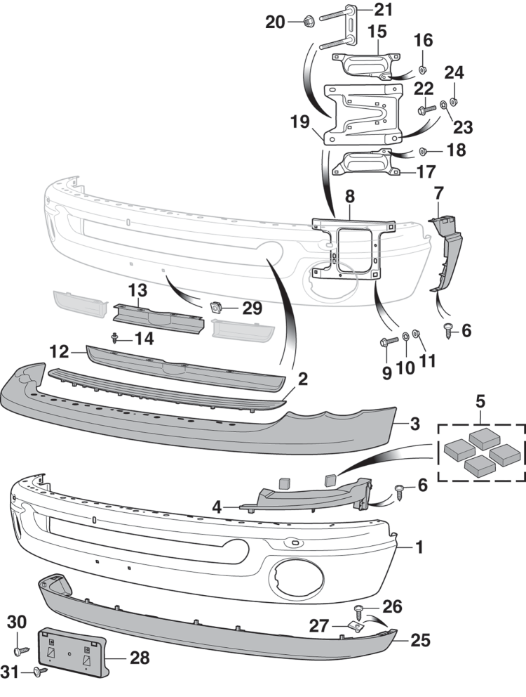 Front Bumper and Components