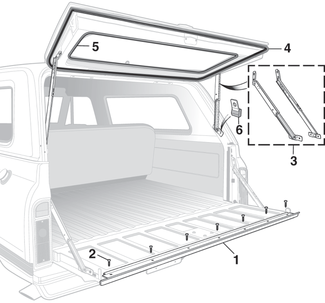 Tailgate Hatch Components