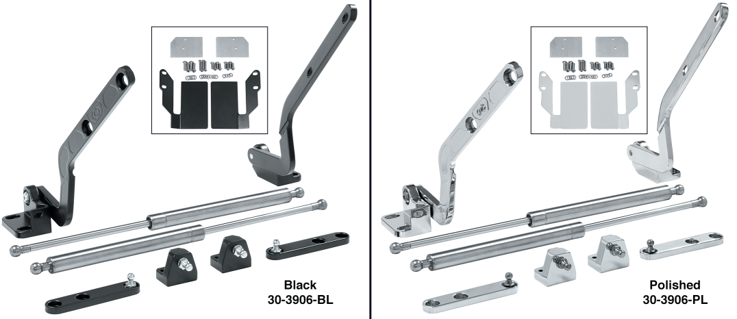 1981-91 Billet Hood Hinge Sets