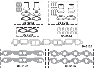 1973-89 Header Components