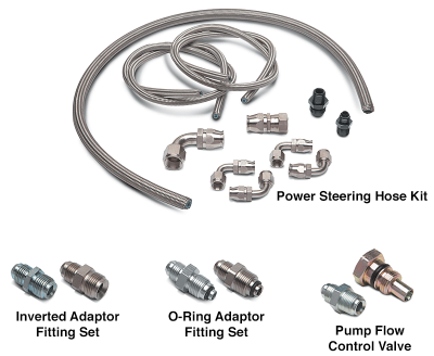 1973-87 Power Steering Hose Components