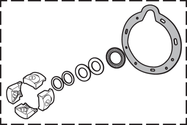 1973-79 Full-Time to Part-Time 4-Wheel Drive Conversion Kit
