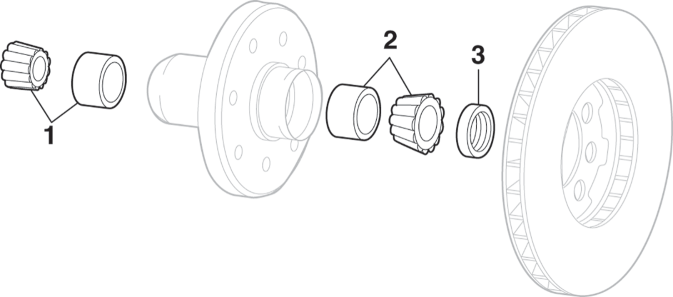 1973-87 Front Wheel Bearings - 4WD