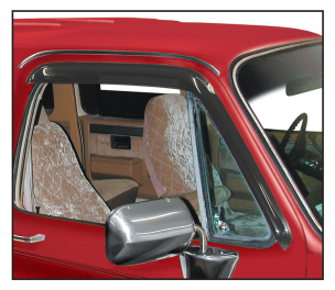 1973-91 Window Deflector ... Shades Interior and Keeps Rain Out