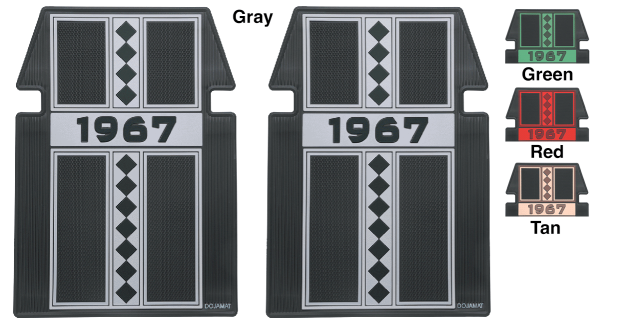 "1967" Retro Floor Mat Sets