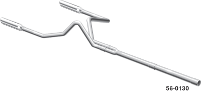 Cat-Back Performance Dual Exhaust System with Resonator Tips