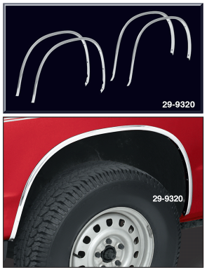 OE Style Aluminum Wheel Arch Molding Kit ... Quick and Easy Replacement