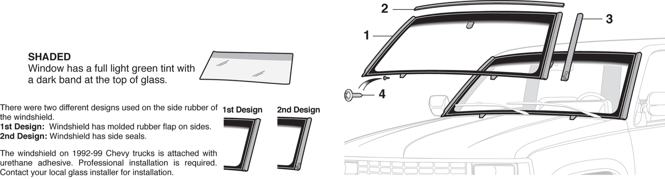 Windshield and Components