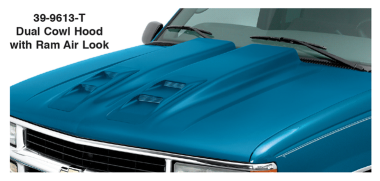 Dual Cowl Hood with Ram Air Look
