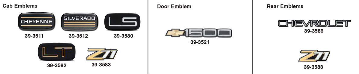 Chevrolet Emblems